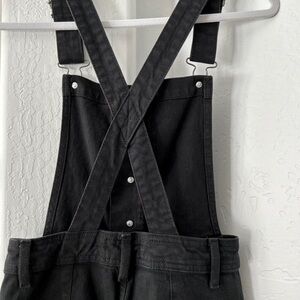 Universal Thread Black Denim Overalls